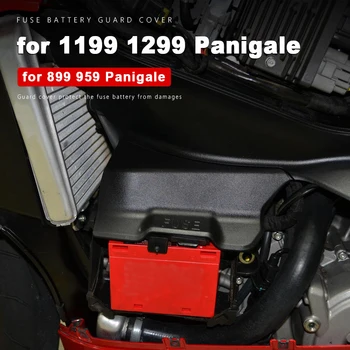 Motosiklet Sigorta Pil Kapağı ABS Plastik Koruma Ducati Panigale 959 Aksesuarları 899 1199 1299 Panigale R/S 2012-2019 2018