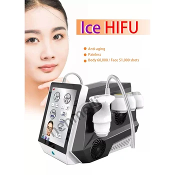 Yeni Teknoloji 5D Buz Ultrason Vücut Zayıflama Makinesi Odaklı Ultrason Buz ve Kartuş Cilt Bakımı Cihazı Sağlık Makinesi