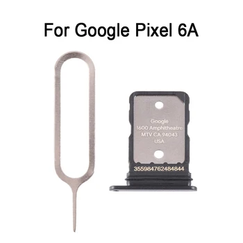 Orijinal SIM Kart Tepsi Adaptörü İçin Google Piksel 6A Telefonu Tamir bölüm Değiştirme ile SIM Pin