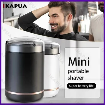 Mini taşınabilir elektrikli tıraş Makinesi jilet USB şarj edilebilir yüz akülü sakal tıraş makinesi erkekler için su geçirmez ıslak kuru çift kullanımlı