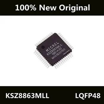 Yeni Orijinal KSZ8863MLL KSZ8863M KSZ8863 Paketi QFP48 Ethernet Denetleyici Çip IC