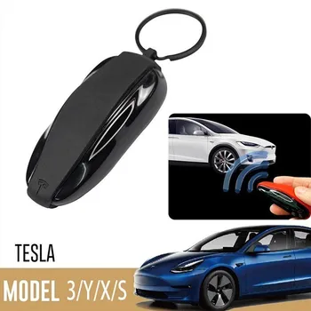 Tesla Modeli 3 S X Y Araba Anahtarlık Zinciri Halka Kapak Koruyucu Dayanıklı Silikon Bikini Anahtarlık Anahtarlık 2016-2023 Oto Aksesuarları
