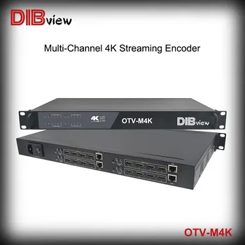 Dibview OTV-M4K Çok Kanallı 4K HDMI Akışı Facebook Youtube IPTV H. 265 H. 264 Video SRT Ağ Kodlayıcı