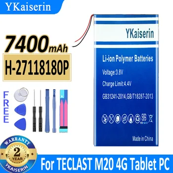 7400mAh YKaiserin Pil H-27118180P H27118180P TECLAST M20 4G Tablet PC Piller