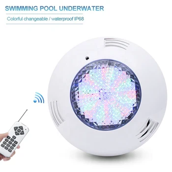 Ip68 Led yüzme havuzu lambaları su geçirmez sualtı ışıkları AC12V açık SMD LED gölet ışıkları dalgıç RGB duvara monte lambalar