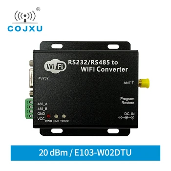 CC3200 2.4 GHz COJXU E103-W02-DTU Wıfı Seri Sunucu 100 mw IOT Uhf Kablosuz Alıcı Modülü Verici Alıcı TCP / IP