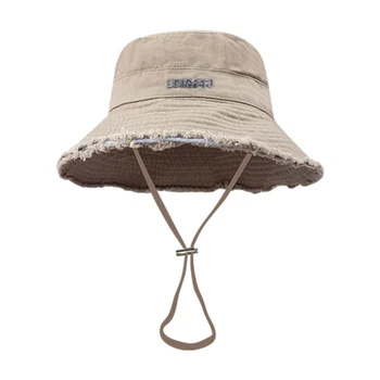 Yaz Bahar Yetişkin Kova Şapka Güneş Geçirmez Balıkçı Şapka Nefes Eğlence Şapka F3MD